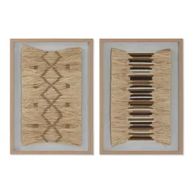 Paveikslas 3D Home ESPRIT Rafija polistirenas 50 x 3 x 70 cm 50 x 3,5 x 70 cm