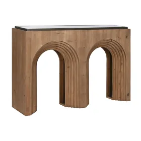 Hallipöytä Home ESPRIT Ruskea Musta 122 x 30 x 80 cm