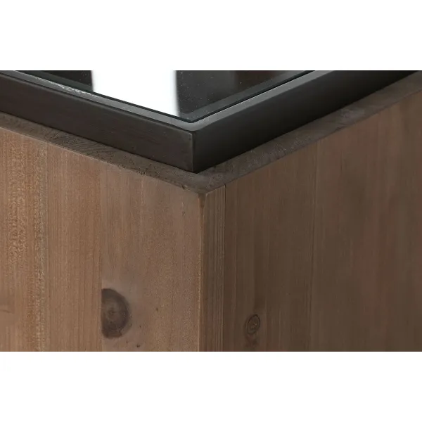 Мебель для прихожей Home ESPRIT Коричневый Чёрный 122 x 30 x 80 cm