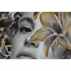 Maalaus Home ESPRIT Gėlės Moderni 100 x 3,5 x 100 cm (2 osaa)