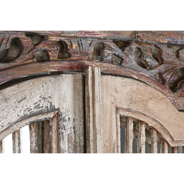 Sieninis veidrodis Home ESPRIT Mėlyna Medžio 90 x 4 x 180 cm