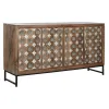 Indauja Home ESPRIT Ruda Juoda Sidabras Natūralus Mango mediena Veidrodis 150 x 38 x 80 cm