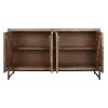 Indauja Home ESPRIT Ruda Juoda Sidabras Natūralus Mango mediena Veidrodis 150 x 38 x 80 cm