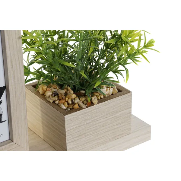 Nuotraukų rėmelis Home ESPRIT Natūralus Medžio MDF Skandinavijos 25 x 7 x 19 cm
