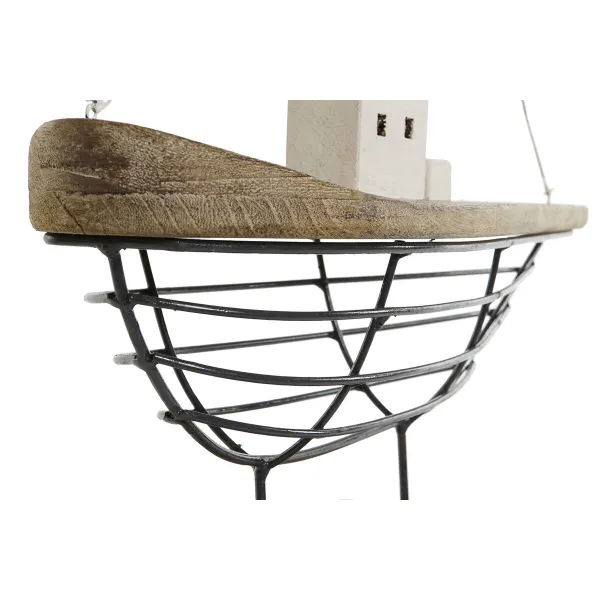 Dekoratīvās figūriņas Home ESPRIT Balts Dabisks Sveču taisītājs Jūrnieks Verouderde afwerking 54 x 15 x 61,5 cm