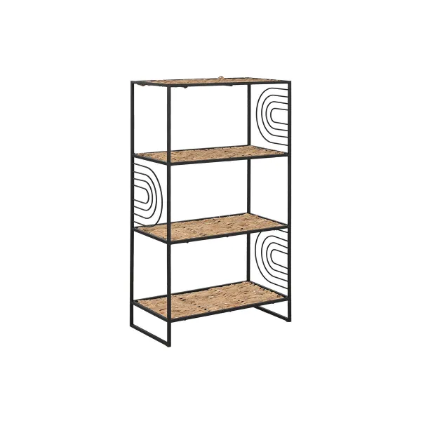 Hyllyt Home ESPRIT Musta Metalli Kuitu 50 x 25 x 88 cm