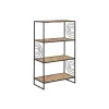 Hyllyt Home ESPRIT Musta Metalli Kuitu 50 x 25 x 88 cm