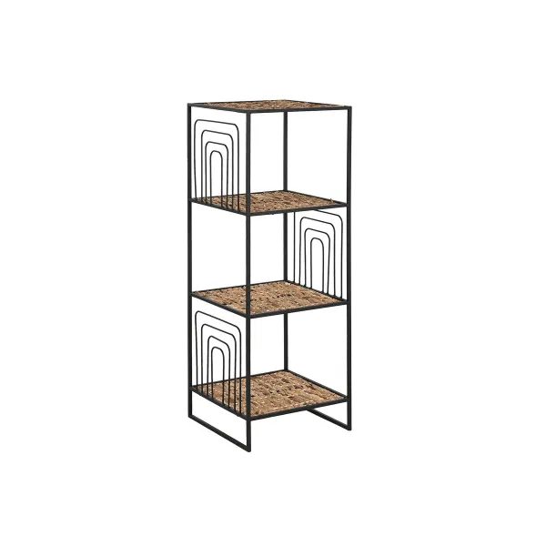 Hyllyt Home ESPRIT Musta Metalli Kuitu 35 x 35 x 98 cm