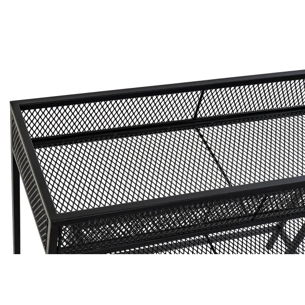 stādītāju komplekts Home ESPRIT Melns Metāls 70 x 25 x 60 cm