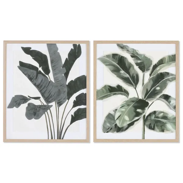 Paveikslas Home ESPRIT Stiklas polistirenas 53 x 3 x 63 cm 52,8 x 2,5 x 62,8 cm (2 vnt.)