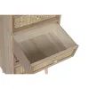 Chest of drawers Home ESPRIT Natural Rattan Paolownia wood 40 x 30 x 104 cm