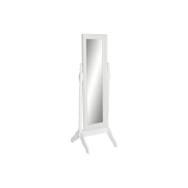 Длинное зеркало Home ESPRIT Белый 50 x 50 x 157 cm