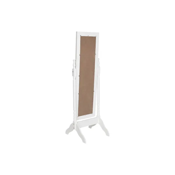 Meikkipeili Home ESPRIT Valkoinen 50 x 50 x 157 cm