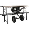 Мебель для прихожей Home ESPRIT Коричневый Чёрный 191 x 58 x 96 cm 191 x 58 x 91 cm