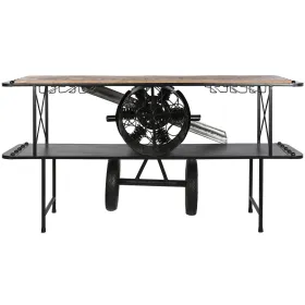 Hallipöytä Home ESPRIT Ruskea Musta 191 x 58 x 96 cm 191 x 58 x 91 cm