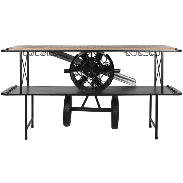 Мебель для прихожей Home ESPRIT Коричневый Чёрный 191 x 58 x 96 cm 191 x 58 x 91 cm