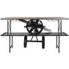 Мебель для прихожей Home ESPRIT Коричневый Чёрный 191 x 58 x 96 cm 191 x 58 x 91 cm