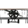 Мебель для прихожей Home ESPRIT Коричневый Чёрный 191 x 58 x 96 cm 191 x 58 x 91 cm