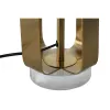 Stalinė lempa Home ESPRIT Balta Auksinis Geležis 50 W 220 V 35 x 35 x 78 cm