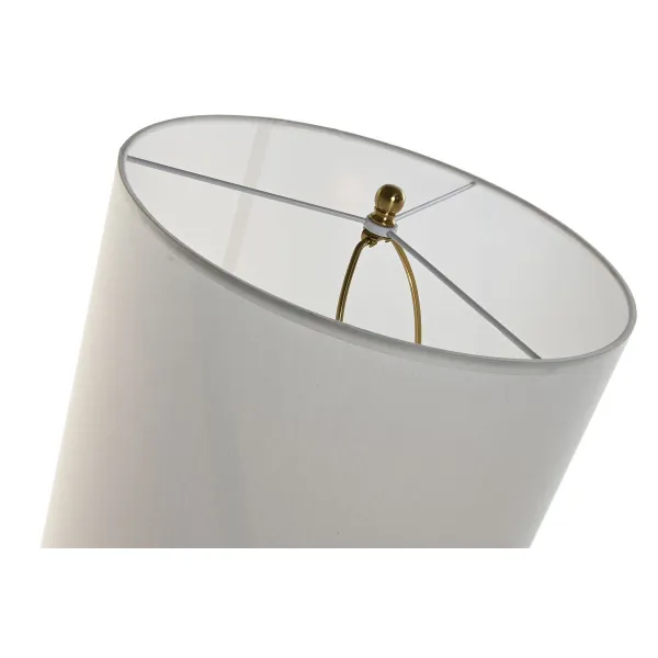 Pöytälamppu Home ESPRIT Valkoinen Kullattu Rauta 50 W 220 V 35 x 35 x 78 cm