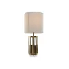 Stalinė lempa Home ESPRIT Balta Auksinis Geležis 50 W 220 V 35 x 35 x 78 cm