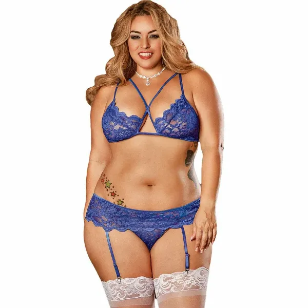 Underwear Set Exposed Blue (XXL)