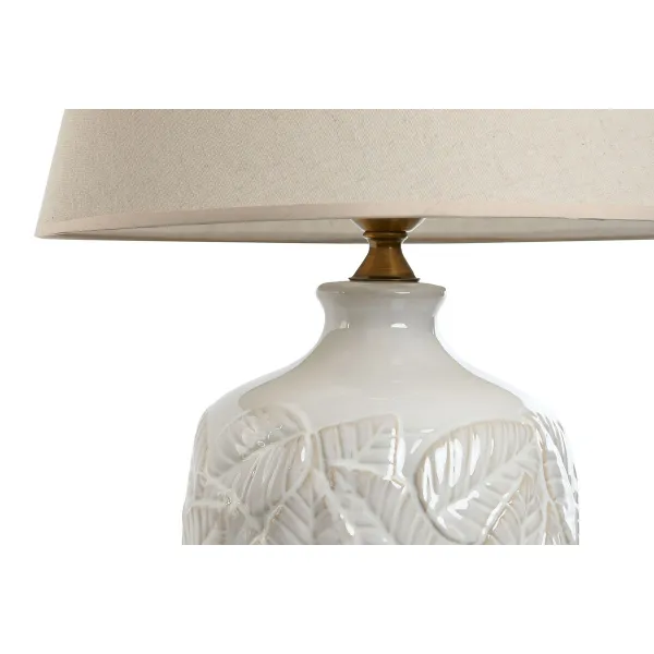 Stalinė lempa Home ESPRIT Balta Porcelianas 50 W 220 V 40 x 40 x 64 cm