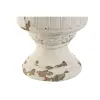 Decorative Figure Home ESPRIT White Stripped 24 x 24 x 60 cm