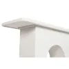 Konsole Home ESPRIT Dzeltens Balts Egle Koks MDF 120 x 40 x 80 cm