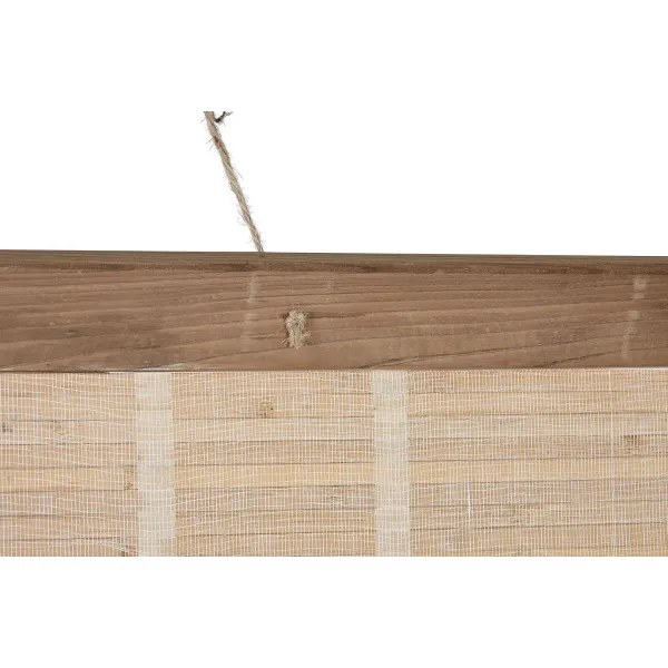 Настенный декор Home ESPRIT Чёрный Натуральный Карта Мира 149 x 2 x 105 cm