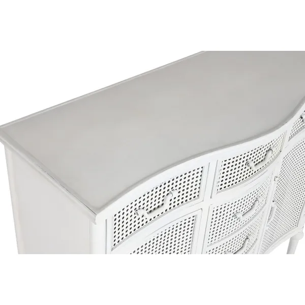 Bufete Home ESPRIT Balts Metāls 101 x 42 x 85 cm