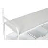 Mēteļu Pakaramais ar Plauktu Home ESPRIT Balts Metāls Loft 110 x 36 x 186 cm