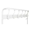 Takkiteline hylylllä Home ESPRIT Valkoinen Metalli Loft 110 x 36 x 186 cm