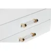 Jewelry box Home ESPRIT White Cream Wood Crystal MDF Wood 23 x 18 x 14 cm