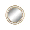 Настенное зеркало Home ESPRIT Белый Позолоченный 108 x 5,5 x 108 cm