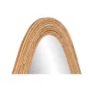 Wall mirror Home ESPRIT Natural Crystal Rattan Urban 71 x 2,5 x 120,5 cm
