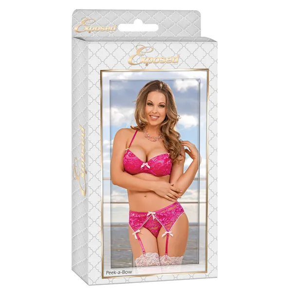 Underwear Set Exposed Pink (S/M)