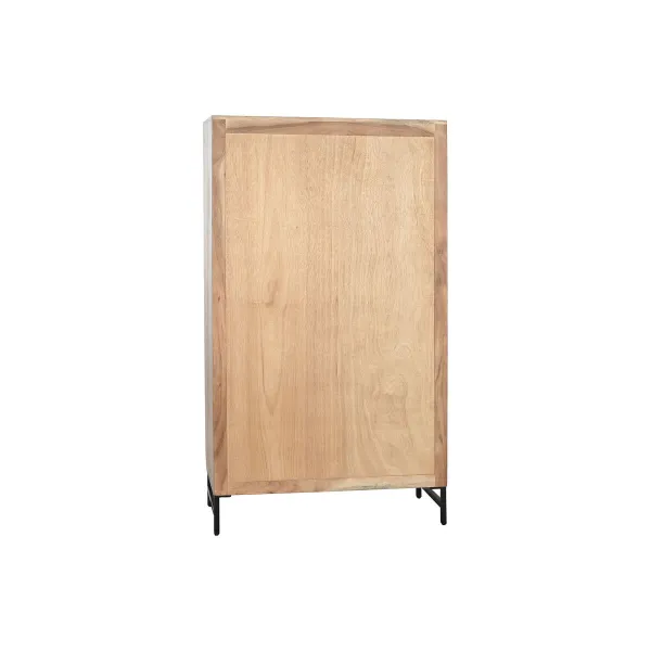 Sivupöytä Home ESPRIT Ruskea Metalli Akaasia 90 x 40 x 161 cm