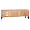 TV-kalusteet Home ESPRIT Ruskea Musta Metalli Akaasia 145 x 40 x 52 cm