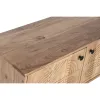 TV-kalusteet Home ESPRIT Ruskea Musta Metalli Akaasia 145 x 40 x 52 cm