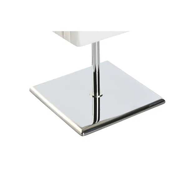 Stalinė lempa Home ESPRIT Balta Sidabras Polietilenas Geležis 50 W 220 V 15 x 15 x 43 cm