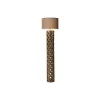 Lattialamppu Home ESPRIT Beige Luonnollinen Mangopuu 220 V 41,5 x 41,5 x 158 cm