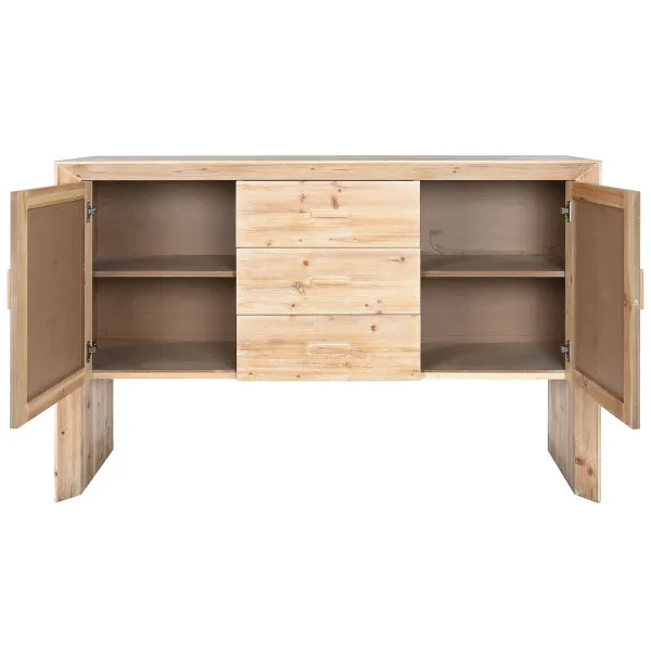 Устройство Home ESPRIT Натуральный Ель Деревянный MDF 150 x 40 x 100 cm
