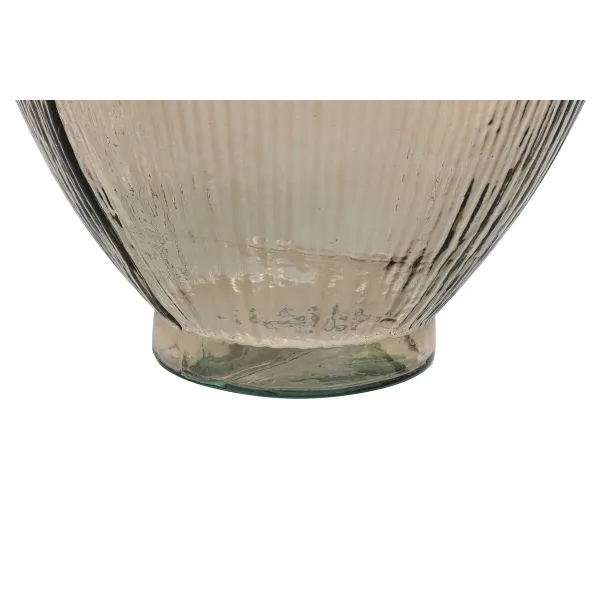Vāze Home ESPRIT Pelēkbrūns Pārstrādāts stikls 30 x 30 x 59 cm