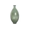 Vaza Home ESPRIT Žalia Perdirbtas stiklas 30 x 30 x 59 cm