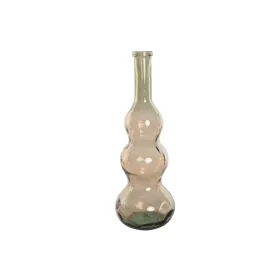 Vaza Home ESPRIT Rusva Perdirbtas stiklas 26,5 x 26,5 x 75 cm