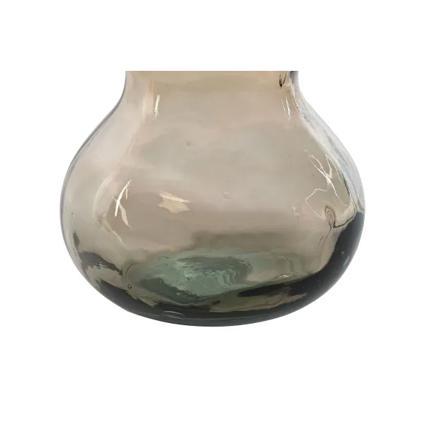 Vaza Home ESPRIT Rusva Perdirbtas stiklas 26,5 x 26,5 x 75 cm