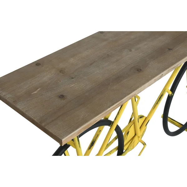 Hall Home ESPRIT Yellow Black 160 x 40 x 88 cm