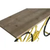 Hallipöytä Home ESPRIT Keltainen Musta 160 x 40 x 88 cm