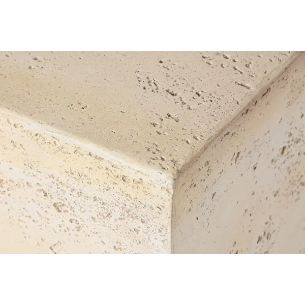 Pieni sivupöytä Home ESPRIT Beige Magnesium 40 x 40 x 40 cm